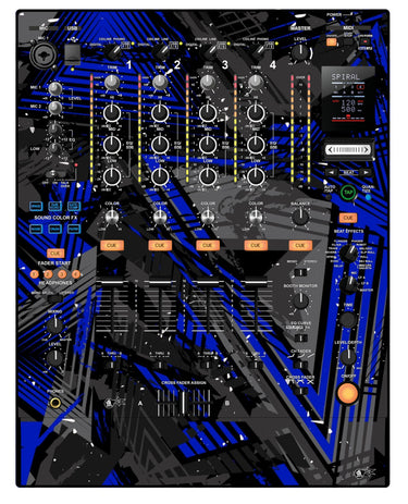 Pioneer DJ DJM 900 NEXUS Skin Ridge Blue